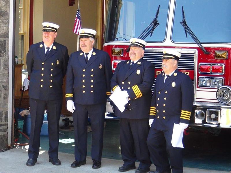 HOH FD Chiefs 2014 (L-R): Asst. Chief John Lindner; Asst. Chief Martin Gunther; Asst. Chief Jeffrey Bannon; Chief Robert Russak