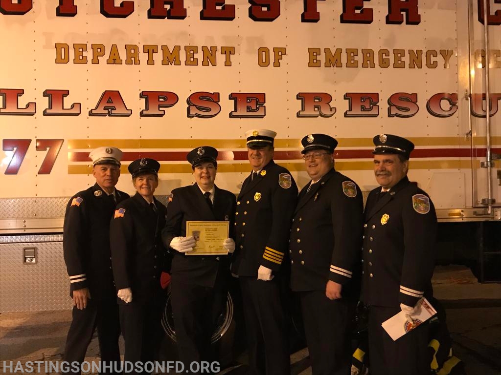 Hastings Firefighter Graduates Firefighter 1 Course Hastings on